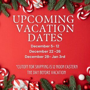 Upcoming vacation dates